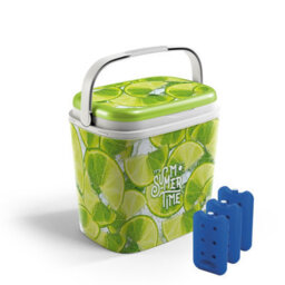 Urbn-Living Strawberries And Lime - 27L Travel Cooler Box With Ice Packs - thumbnail 7