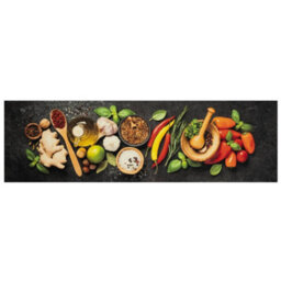 Vidaxl Kitchen Rug Washable Spices 45X150 Cm Velvet - thumbnail 2