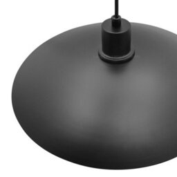 Long Life Lamps Company Modern Ceiling Pendant Light Black Frosted Glass H3114 - thumbnail 5