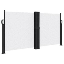 Berkfield Retractable Side Awning White 120X600 Cm - thumbnail 2