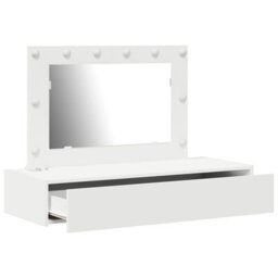 Walplus Wall Hanging Dressing Table With Led Lights White - thumbnail 4