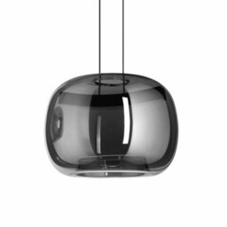 Eglo Hortunas 4 Light Pendant Black Smoked Glass Linear Ceiling Light Dimmable Led Warm White Adjustable Height - thumbnail 4