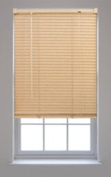 Furnished Pvc Venetian Blinds - Natural 25mm Slats Trimmable Blinds For Windows And Doors  (W)115Cm (L)210Cm - thumbnail 2