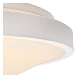 Lucide Dasher Modern Flush Ceiling Light Bathroom 41Cm - Led - 1X24W 2700K - Ip44 - Black - thumbnail 6