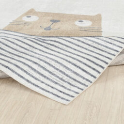 Livabliss Lillian-Kids Beige Brown Grey Black Washable Rug For Children's Rooms 80 X 150 Cm Easy Care, Non Shedding - thumbnail 4