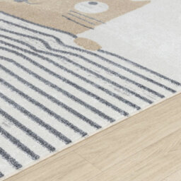 Livabliss Lillian-Kids Beige Brown Grey Black Washable Rug For Children's Rooms 80 X 150 Cm Easy Care, Non Shedding - thumbnail 3