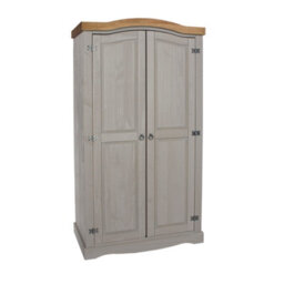 Core Products Premium Corona Grey, 2 Door Wardrobe H189.0Cm X W100.0Cm X D56.0Cm - thumbnail 3