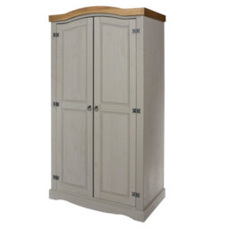 Core Products Premium Corona Grey, 2 Door Wardrobe H189.0Cm X W100.0Cm X D56.0Cm - thumbnail 4