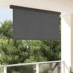Berkfield Outdoor Roller Blind Striped Anthracite 220 X 250 Cm Fabric - thumbnail 1