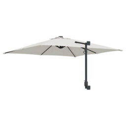 Berkfield Modern Wall-Mounted Garden Parasol Sand 247 Cm - thumbnail 6