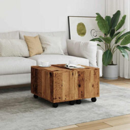 Berkfield Coffee Table Old Wood 60X60X38 Cm Engineered Wood - thumbnail 3