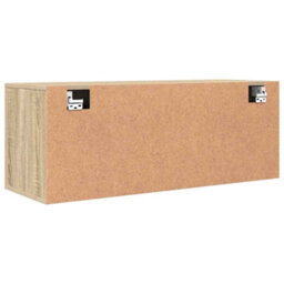 Berkfield Modern Wall Shoe Cabinet Sonoma Oak 100X35X38 Cm Engineered Wood - thumbnail 8