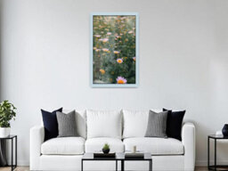 27 X 40 Inch Mdf Wood Frame With Perspex Front Dual Orientation Landscape Portrait Wall Mount (Light Grey) - thumbnail 7