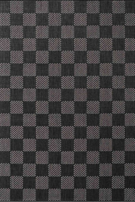 The Rugs Ted Baker Flatweave Dorothy Indoor Outdoor Rug Checkerboard Design In Black - image 1