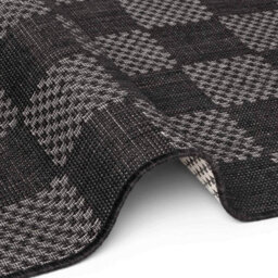 The Rugs Ted Baker Flatweave Dorothy Indoor Outdoor Rug Checkerboard Design In Black - thumbnail 5