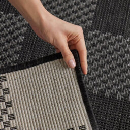 The Rugs Ted Baker Flatweave Dorothy Indoor Outdoor Rug Checkerboard Design In Black - thumbnail 6