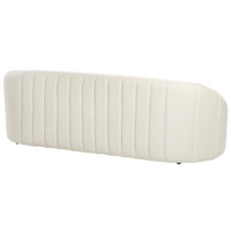 Beliani Sofa 3 Seater Malung Velvet Off-White - thumbnail 6