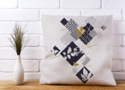 Warren Reed Designer Abstract Botanical Cushions 45Cm X 45Cm - thumbnail 2
