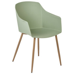 Beliani Set Of 2 Dining Chairs Fonda Ii Light Green - thumbnail 4