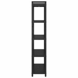 Berkfield Modern Bookcase Black Oak 80 X 30 X 153 Cm Engineered Wood - thumbnail 6