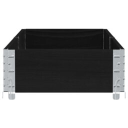 Berkfield Garden Planter Black 150X50 Cm Solid Wood Pine - thumbnail 4