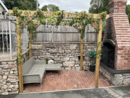 "NLC(DRIFFIELD)LIMITED Nlc Wooden Pergola 2.4M X 3.6M (7'10"" X 11'10"") With Tanalised Timber" - thumbnail 3