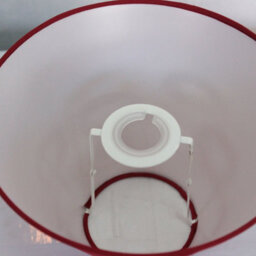 Luxury Coolie Lamp Shade Cotton Ceiling Hanging Pendant Light - Wine - thumbnail 2