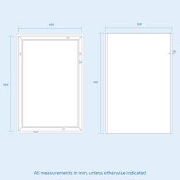 Nes Home Large Battery Operated Led Backlit Illuminated Bathroom Mirror - thumbnail 8