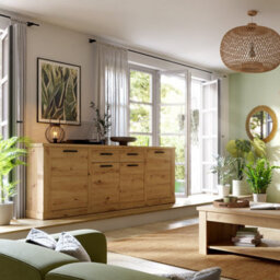 Furniture To Go Corona 4 Door 2 Drawer Sideboard In Artisan Oak - thumbnail 5