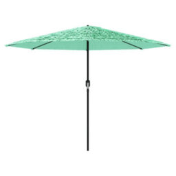 Walplus Garden Parasol With Steel Pole Green 324X324X247 Cm - thumbnail 3