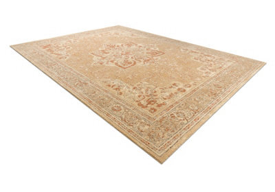 RugsX Wool Carpet Legend 468 03 Gb700 Osta - Rosette, Frame, Exclusive Beige Red 200X300 Cm - image 1