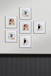 Nielsen Ongar 6 Piece Ongar Wooden Picture Frame Set White 30 X 30Cm - thumbnail 3