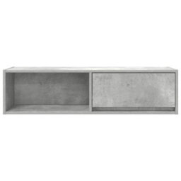 Berkfield Tv Cabinet Concrete Grey 100X31X25.5 Cm Engineered Wood - thumbnail 6
