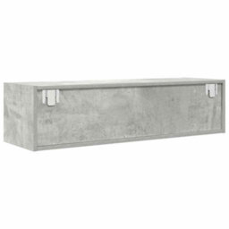 Berkfield Tv Cabinet Concrete Grey 100X31X25.5 Cm Engineered Wood - thumbnail 8