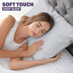Oxford Homeware Plain Dyed Pillowcase Pair (W)50X(L)75 Cm- Soft Breathable Easy Care Standard Size Bed Pillow Covers Silver - thumbnail 8