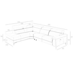 Angel Cerda Luxurious Relax Chaise Longue Sofa In Mink Leather For Ultimate Comfort - thumbnail 7