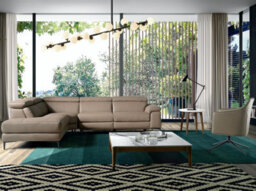 Angel Cerda Luxurious Relax Chaise Longue Sofa In Mink Leather For Ultimate Comfort - thumbnail 3
