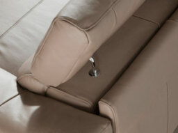 Angel Cerda Luxurious Relax Chaise Longue Sofa In Mink Leather For Ultimate Comfort - thumbnail 5