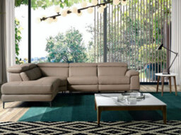 Angel Cerda Luxurious Relax Chaise Longue Sofa In Mink Leather For Ultimate Comfort - thumbnail 2