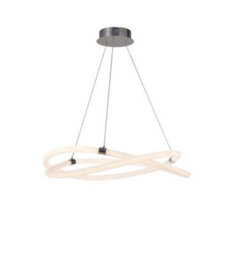 Luminosa Lighting Luminosa Infinity Ceiling, 60W Led, 3000K, 4500Lm, Ip20, Chrome - thumbnail 1