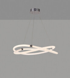 Luminosa Lighting Luminosa Infinity Ceiling, 60W Led, 3000K, 4500Lm, Ip20, Chrome - thumbnail 3