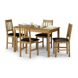 Ashfield Coxmoor Oak Rectangular Dining Set - thumbnail 4