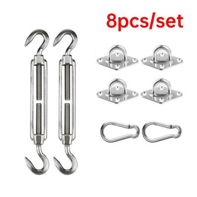 30Pcs Sun Shade Sail Stainless Steel Fitting Kit - image 1