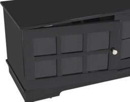 "Mda Designs Hamilton Black Traditional Tv Cabinet For Flat Screens Up To 55""" - thumbnail 6