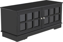 "Mda Designs Hamilton Black Traditional Tv Cabinet For Flat Screens Up To 55""" - thumbnail 4