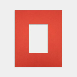 Ak Frames 12X10 Poppy Red Picture Mounts To Fit 6X4 Aperture Size - Mount Board Only (No Frame Included) - thumbnail 1