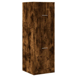 Walplus Apothecary Cabinet Smoked Oak 40X41X118 Cm Engineered Wood - thumbnail 3