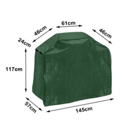 Sundaze Garden Patio Furniture Cover Outdoor Bbq Cover 145X57X117Cm - thumbnail 3