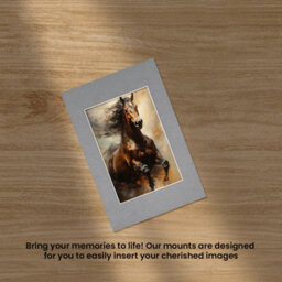 Ak Frames 60X40Cm Mid Grey Picture Mounts To Fit A3 Aperture Size - Mount Board Only (No Frame Included) - thumbnail 5