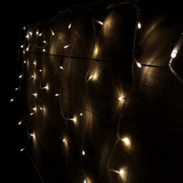 11.8M (480 Led) Premier Outdoor Led Icicle Christmas Timer Lights - Warm White - thumbnail 2